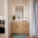 bedroom next to bathroom 